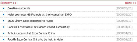 [第二屆國際化會議] 安徽省人民政府門戶網站點評