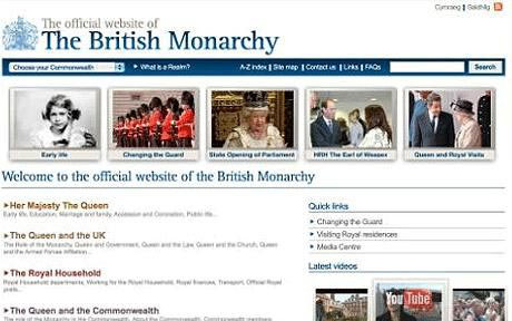 英國(guó)女王官網(wǎng)改版接軌社會(huì)