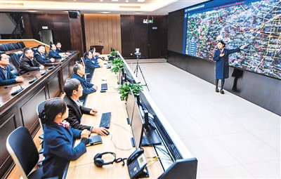 大數(shù)據(jù)中心工作人員演練在線防汛指揮
