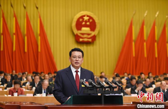 &nbsp;&nbsp;&nbsp;&nbsp;圖為浙江省十三屆人大三次會議現(xiàn)場?！〔虡s章　攝