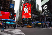 閃耀國際舞臺！禮多多榮登美國納斯達(dá)克大屏！