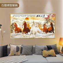 暖先森石墨烯遠紅外發(fā)熱墻畫，制暖與藝術的結合。