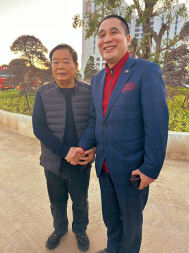 心若菩提敬天愛(ài)人 著名愛(ài)國(guó)人士華國(guó)中拜會(huì)中國(guó)首善曹德旺先生