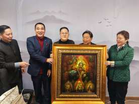 心若菩提敬天愛(ài)人 著名愛(ài)國(guó)人士華國(guó)中拜會(huì)中國(guó)首善曹德旺先生