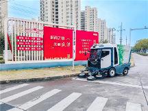 庫薩科技L4級(jí)清掃機(jī)器人星筠?在蘇州盛澤鎮(zhèn)投入運(yùn)營